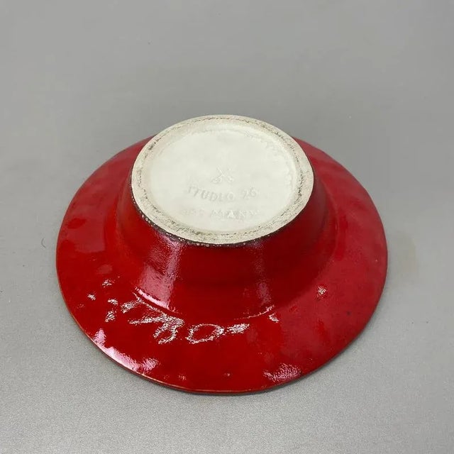 Colorful Fat Lava Dots Ceramic Bowl from Dümler and Breiden Germany, 1970s For Sale - Image 13 of 16
