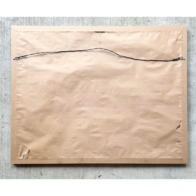 1970s Rudy Montoya “The Healer” Framed & Singed Large Lithograph Print For Sale - Image 9 of 9