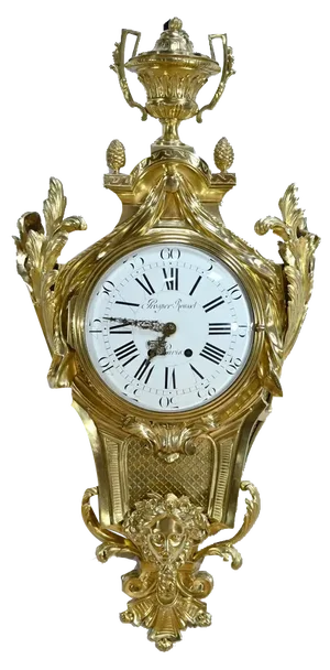 Large Mid 19th Century Gilt Bronze Wall Lamp from Maison Prosper Roussel
