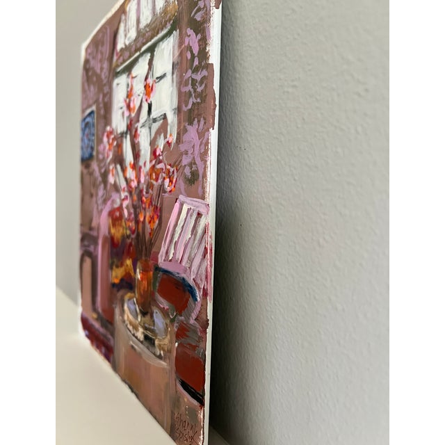 2020s Original Painting of Interior by Shann Spishak “Branches” For Sale - Image 5 of 6
