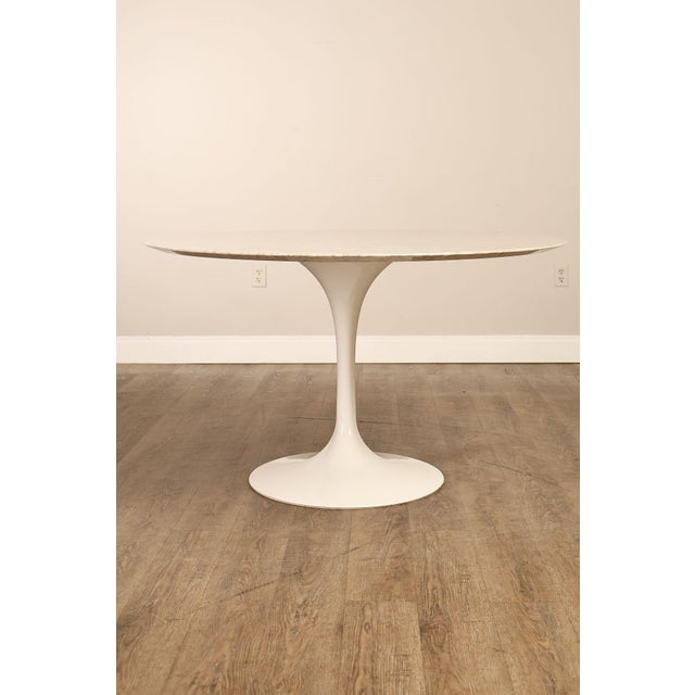 Knoll Saarinen Oval Marble Dining Table For Sale - Image 15 of 18