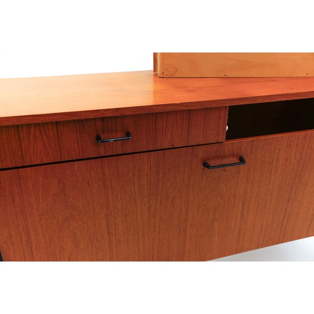 Teak Shoe Cabinet with Hinged Door, Germany, 1960s For Sale - Image 9 of 13