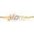 Contemporary Gold Vermeil Diamond Accent "MOM" Lariat Bolo Bracelet For Sale - Image 3 of 4