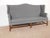 Vintage 1970s Copy of Antique English 18th C. Wing Back Chippendale Sofa Settle For Sale - Image 4 of 14
