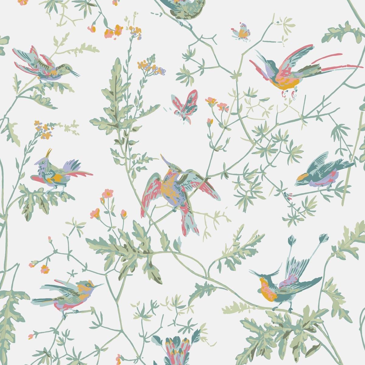 Cole & Son Hummingbirds Botanic Style Wallpaper 4016 Chairish