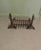 Inglenook Fireplace Grate on Andirons For Sale - Image 5 of 7
