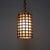 Vintage Pendant Light in Parchment with Rattan and Wicker by Louis Sognot, France, 1960s For Sale - Image 4 of 14