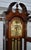 Howard Miller Mahogany Grandfather Clock Triple Chime Mechanical Floor Clock 80s For Sale - Image 13 of 16