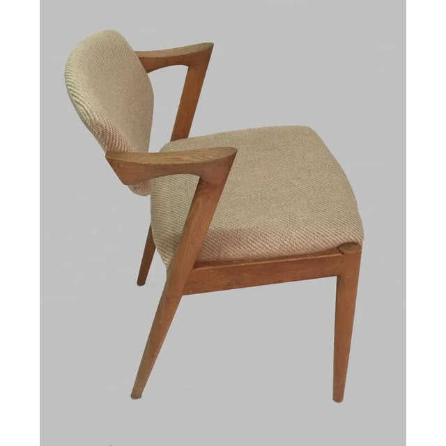 Wood Oak Dining Chairs by by Kai Kristiansen for Andersen Møbelfabrik, Customizable Reupholstery, 1960s, Set of 8 For Sale - Image 7 of 10