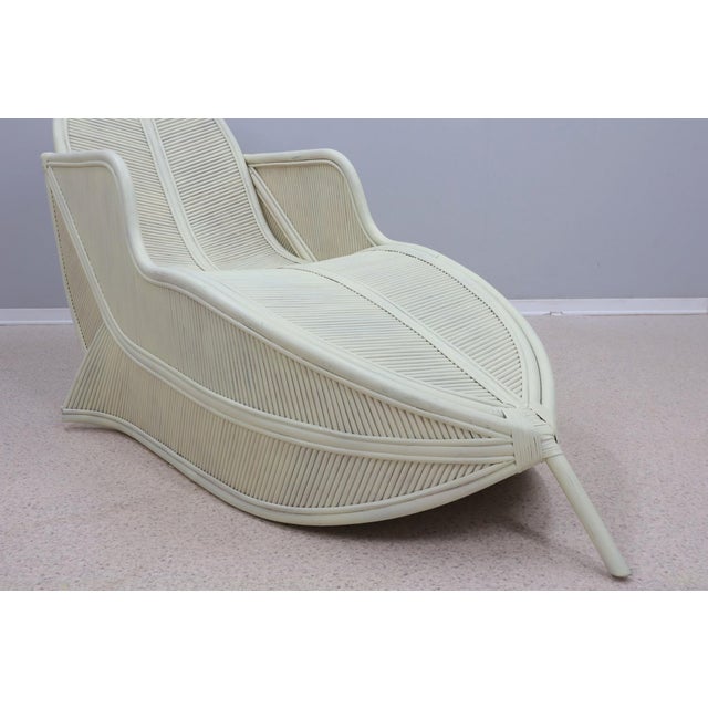 1970s Rattan Chaise Lounge from Vivai Del Sud, 1970s For Sale - Image 5 of 12