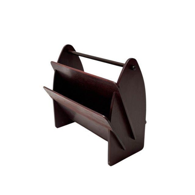 Art Deco Amsterdamse School Magazine Rack from Paul Bromberg, 1920s For Sale - Image 12 of 12