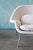 1960s White Attributed Knoll Womb Chair and Ottoman Holly Hunt Eero Saarinen Mid Century Modern For Sale - Image 10 of 13