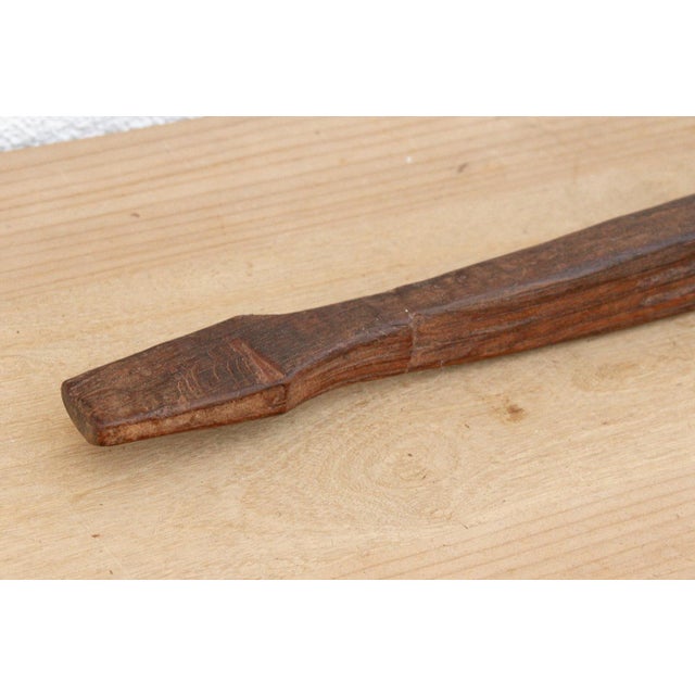 Wood Rustic Abstract Shape Wood Ladle For Sale - Image 7 of 8