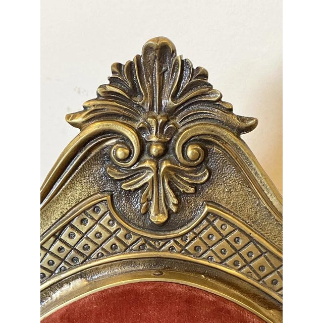 Vintage Brass Chair, 1950s For Sale - Image 11 of 13