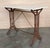 Early 20th Century French Solid Cast Iron French Scrolling Bistro Table with Marble Top For Sale - Image 4 of 18