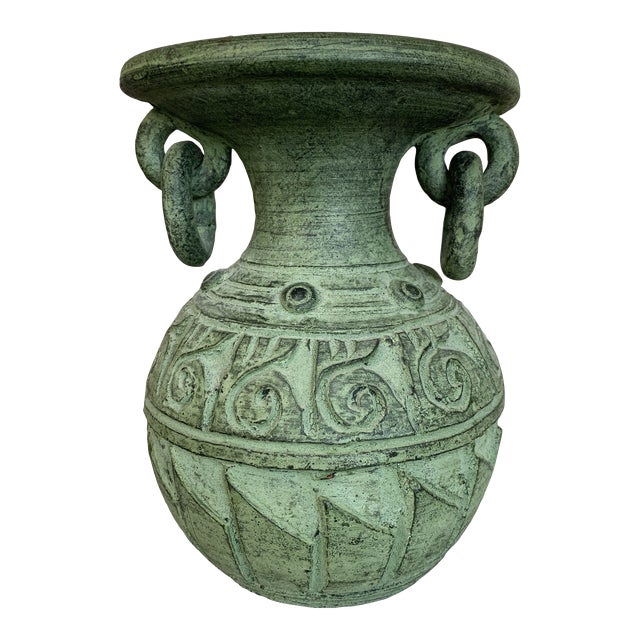 Early 20th Century York Pottery Vase With Handles Chairish