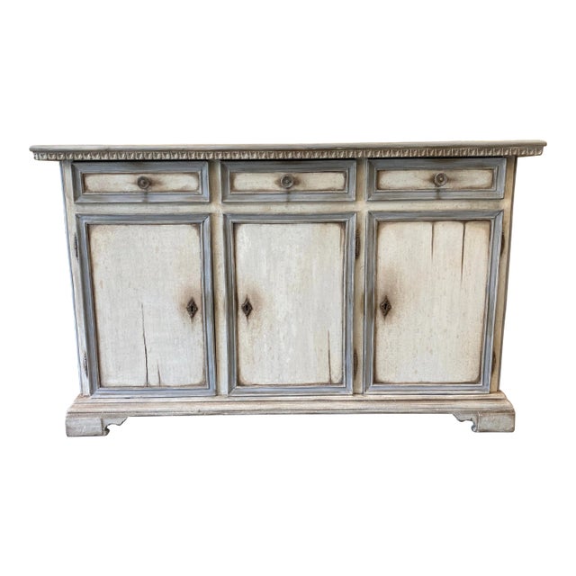 Italian Painted Sideboard Credenza - Early 20th C For Sale