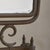 French Rectangular Metal Table Mirror with Scroll Details, 1950s For Sale - Image 4 of 7