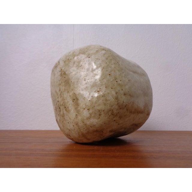 Beige Danish Studio Ceramic Sculpture, 1960s For Sale - Image 8 of 17