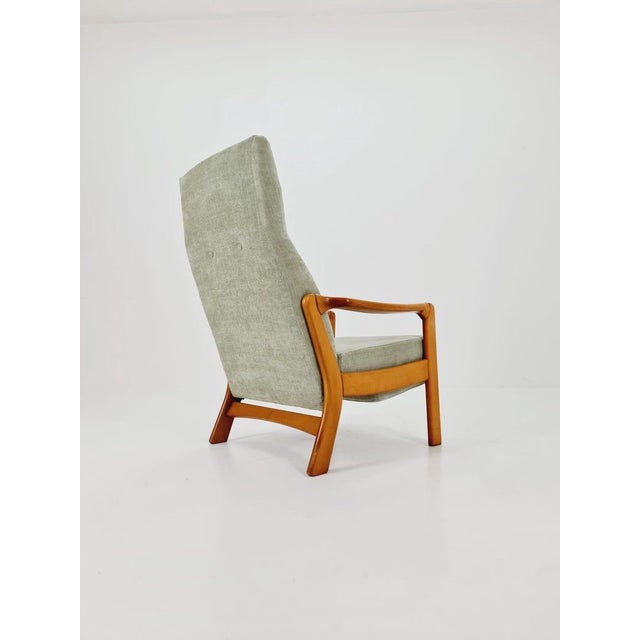 German Lounge Chair With Foot Rest, 1950s For Sale - Image 4 of 10
