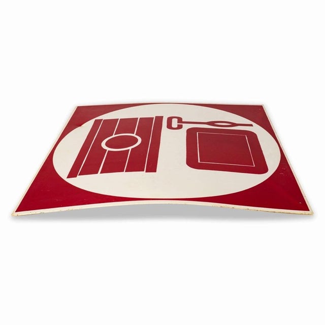 Wall Sign in Plastic For Sale - Image 6 of 7