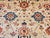 Vintage Persian Mahal Sultanabad Rug, Hand-Knotted Wool, Geometric Pattern, 9x12, Ivory & Blue For Sale - Image 15 of 18