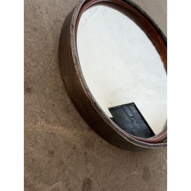Brutalist Metal and Chain Mirror, 1950s For Sale - Image 12 of 18