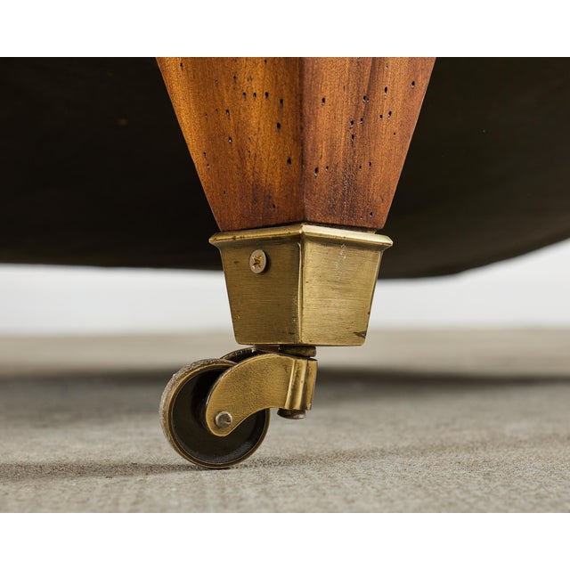 Pair of Henredon Butter Upholstered Wingback Club Chairs For Sale - Image 17 of 18