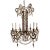 Antique Italian Crystal Beaded Chandelier For Sale