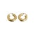 Gold Hoop Earrings in 19.2K Gold, Set of 2 For Sale - Image 8 of 8