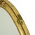 Hollywood Regency Golden Mirror Oval Deknudt Classic For Sale - Image 14 of 16