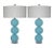 Joe Cariati Glass Lamps Blue For Sale - Image 10 of 11