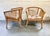 Vintage Set Rattan Chairs and Matching Table For Sale - Image 4 of 10