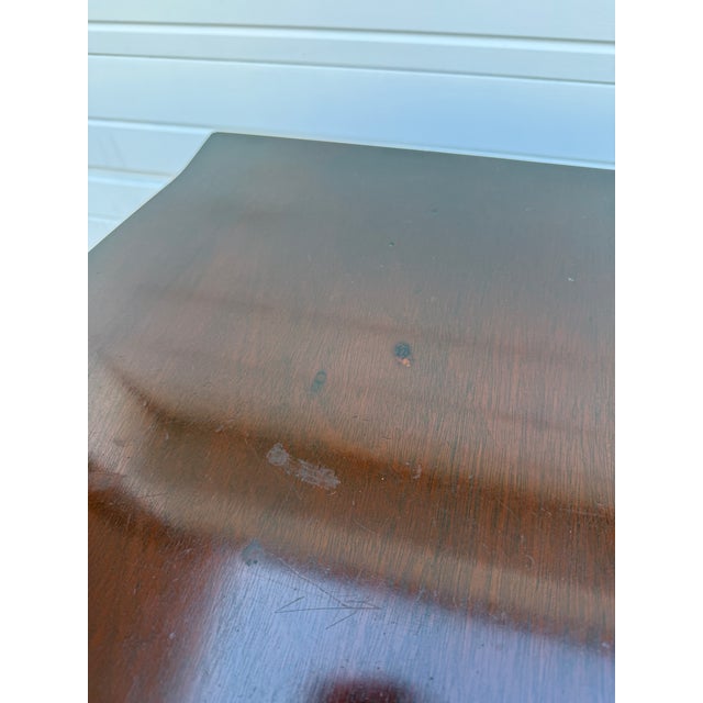 Antique Duncan Phyfe Style Flip Top Swivel Card / Game Table For Sale - Image 14 of 18