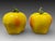 Mid-Century Modern Set of 4 Vintage California Pottery Yellow Blushing / Apple Lidded Jars For Sale - Image 3 of 10