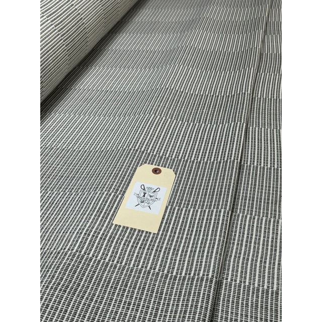 Contemporary Chapas "Kanpur” Hand Woven Stripe– 16 Yards For Sale - Image 3 of 4