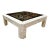 Maitland Smith Tessellated Stone & Brass Coffee Table For Sale