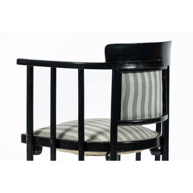 Vienna Secession Three Piece Bentwood Salon Set in the Style of Josef Hoffmann for J&j Kohn, Austria, Circa 1905 For Sale - Image 12 of 18