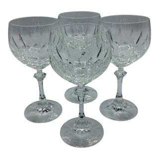 Cut Crystal Wine Glasses by Schott-Zwiesel "Gardone" - Set of 4 For Sale