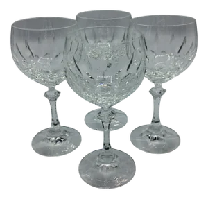 Cut Crystal Wine Glasses by Schott-Zwiesel "Gardone" - Set of 4
