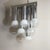 Pendant Chandelier With Lights in Satin Glass, Italy, 1970s For Sale - Image 8 of 17
