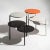 Not Yet Made - Made To Order Triplo White and Orange Coffee Table by Mason Editions For Sale - Image 5 of 8