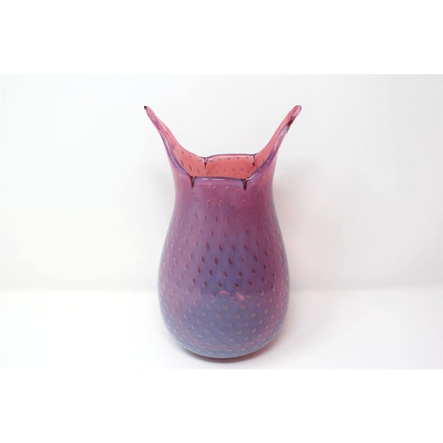 Fratelli Toso Vintage Fratelli Toso Vase For Sale - Image 4 of 5