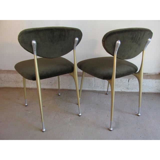 1960s Vintage ''Gazelle'' Chairs by Dan Johnson/Shelby Williams for Crucible, a Pair For Sale - Image 5 of 13