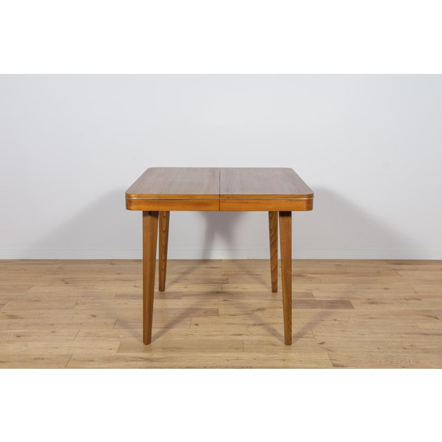 Dining Table by Bohumil Landsman for Jitona, Czechoslovakia, 1960s For Sale - Image 4 of 18