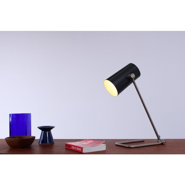 Adjustable Black Tube Metal Table Lamp by Hala Dbgma, 1950s For Sale - Image 14 of 18