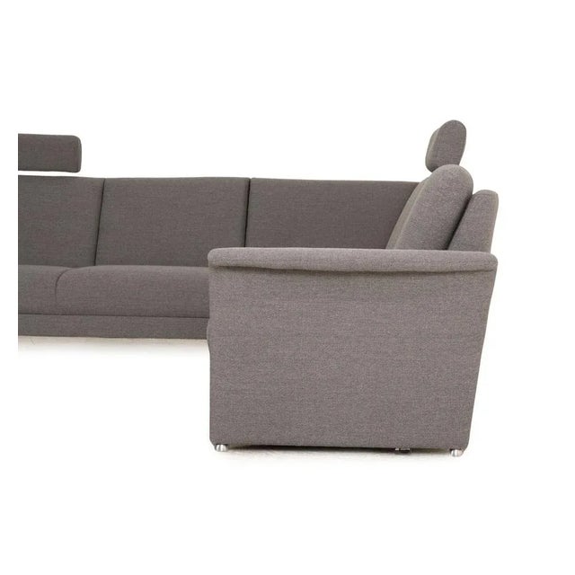 Gray Luminara Fabric Corner Sofa Gray from Mondo For Sale - Image 8 of 9