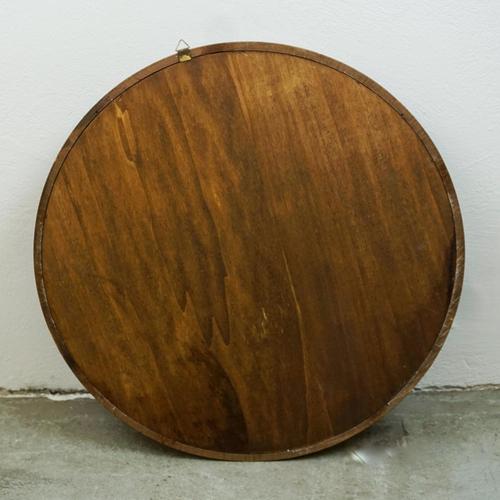 1960s Mid-Century Italian Circular Wall Mirror, 1960s For Sale - Image 5 of 6