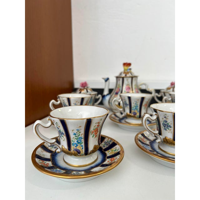 Late 19th Century Porcelain Coffee Service from Mouvements Modernes & Sévres / Cité de la Céramique, 1890s For Sale - Image 16 of 17