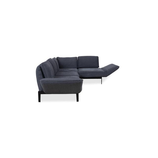 Rolf Benz Mera 386 Fabric Corner Sofa Grey Sofa Couch For Sale - Image 16 of 18